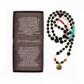 Essence of the Volcano Necklace with Om Pendant and Beads
