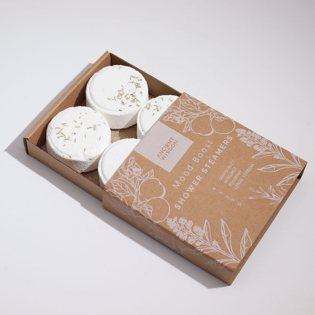 Zen Shower Steamers Wellness Gift Set with Uplifting Scents