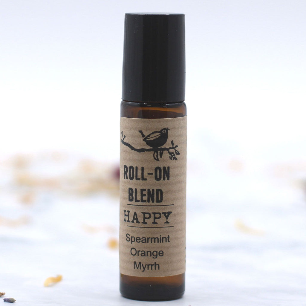 Agnes + Cat Roll On Essential Oil Blend HAPPY for Uplifting Moments