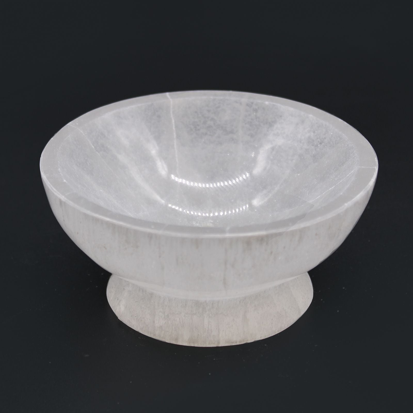 Selenite Ritual Bowl 10cm for Decorative and Spiritual Use