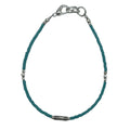 Nepalese Extra Fine Gem Bracelet with Turquoise Teardrop Accents