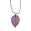 Bravery Leaf Necklace in Multicoloured Unique Nature Inspired Design