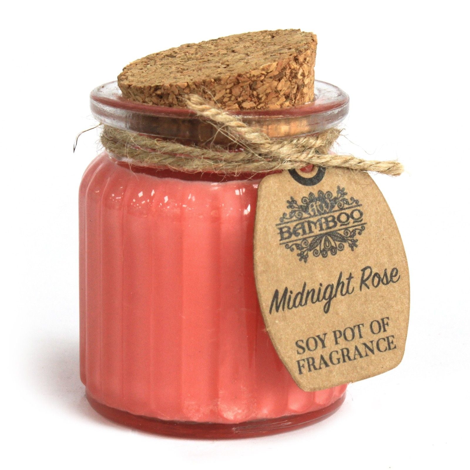 Midnight Rose Soy Pot of Fragrance Candles for Home Use
