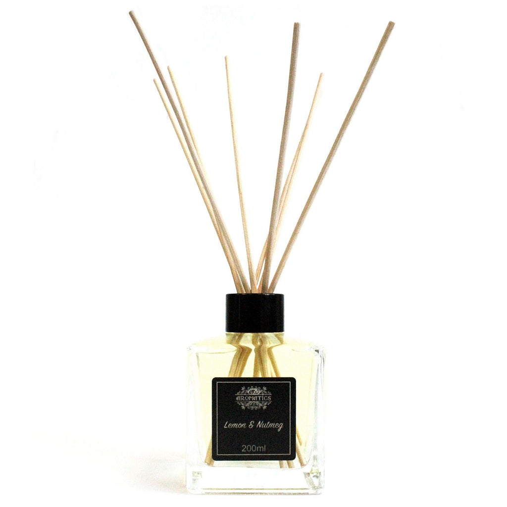 200ml Lemon and Nutmeg Essential Oil Reed Diffuser for Home Use