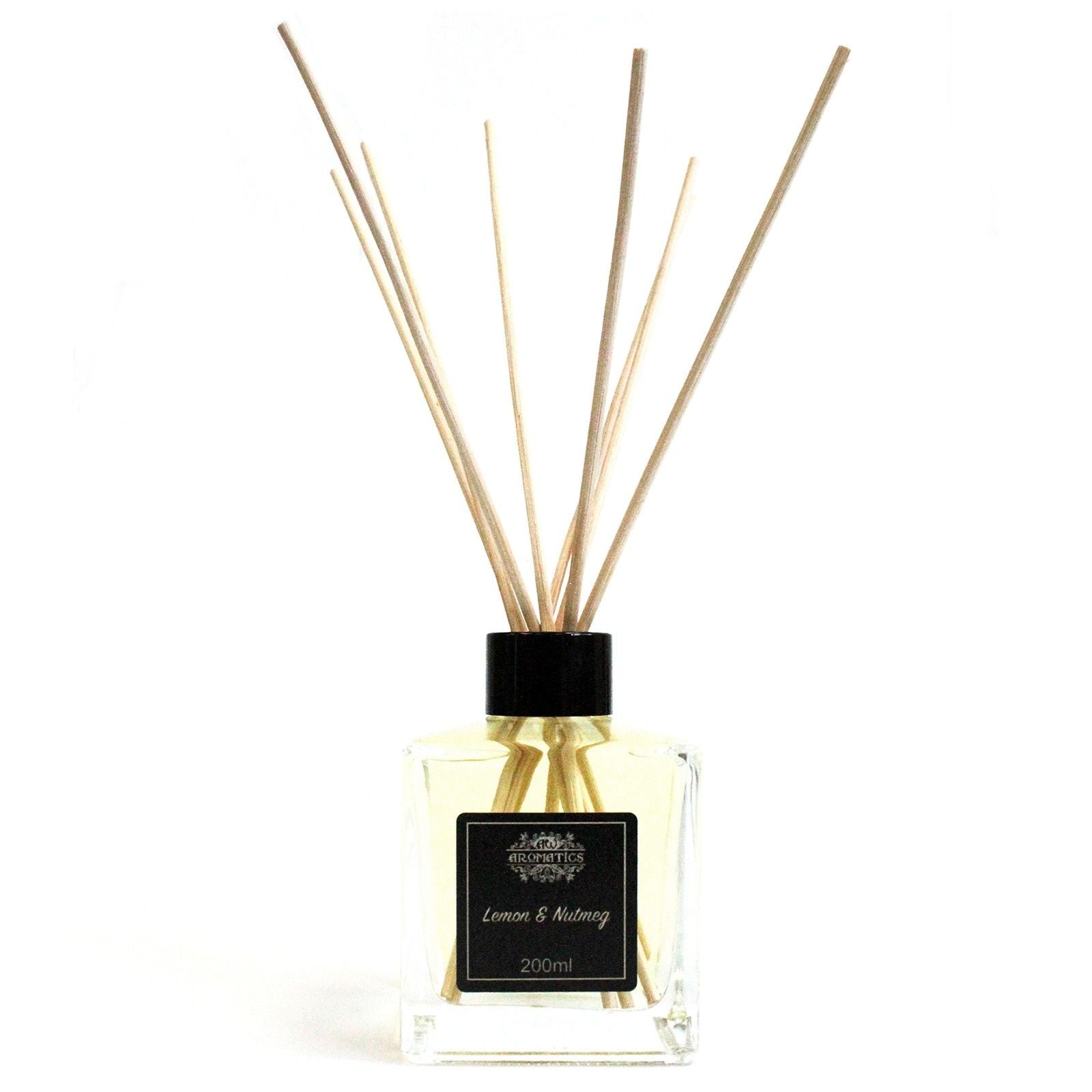 200ml Lemon and Nutmeg Essential Oil Reed Diffuser for Home Use