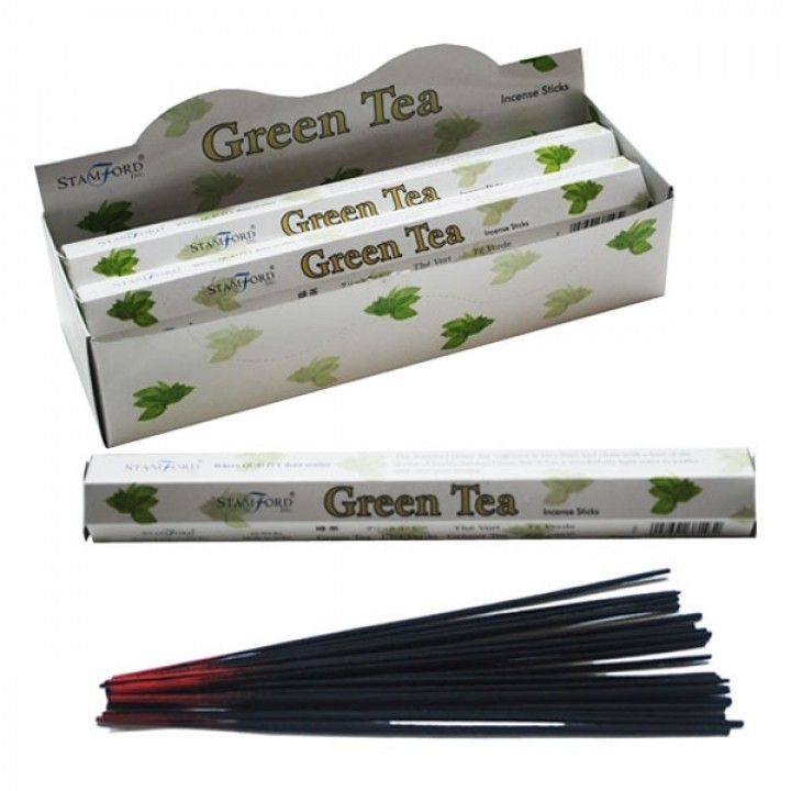 Green Tea Premium Incense Sticks for Home Fragrance and Relaxation