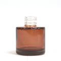 50 ml Round Reed Diffuser Bottle in Stylish Amber Glass Design