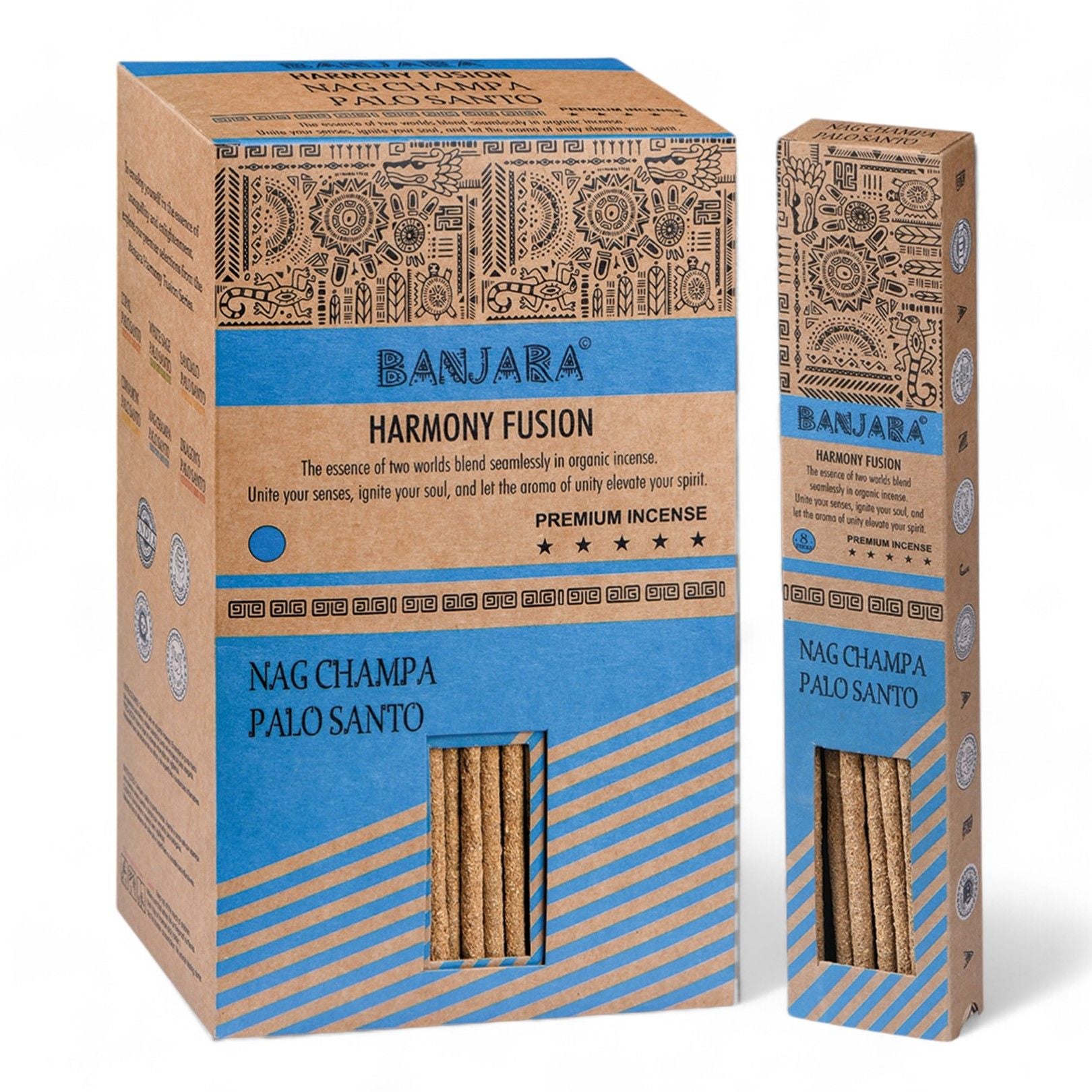 Banjara Palo Santo Smudge Sticks with Enchanting Nag Champa Aroma