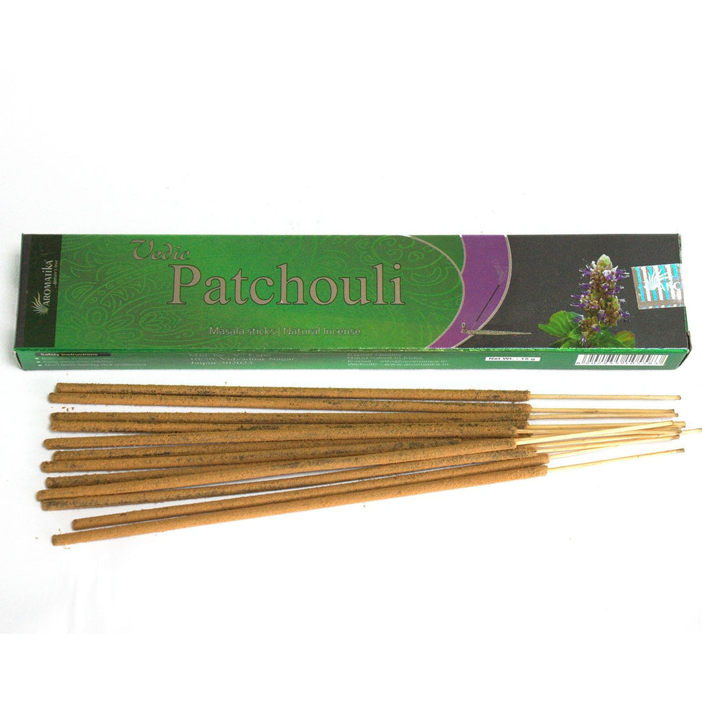 Vedic Incense Sticks Patchouli for Home Fragrance and Relaxation