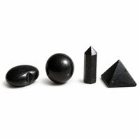 Four Gemstone Shapes - Black Tourmaline