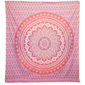 Umrao Mandala Purple Wall Hanging and Beach Spread for Decor