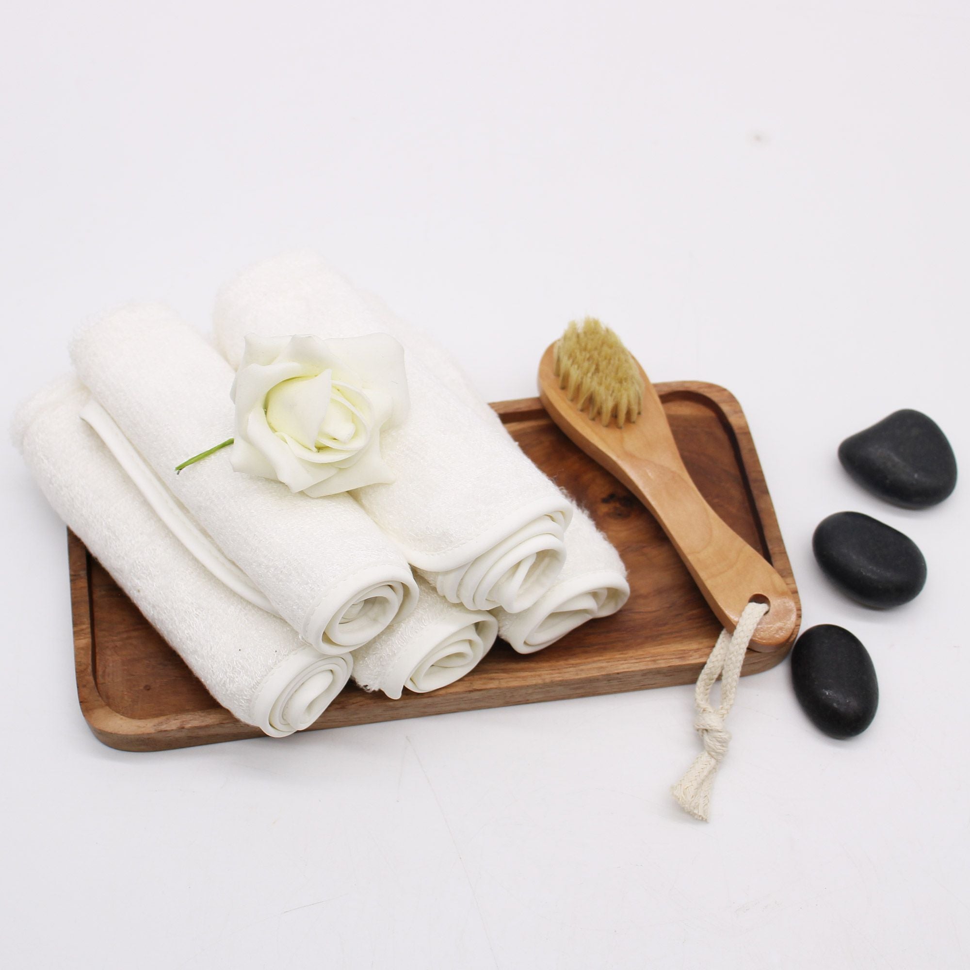 Bamboo Towel for Spa Treatments and Home Relaxation Use