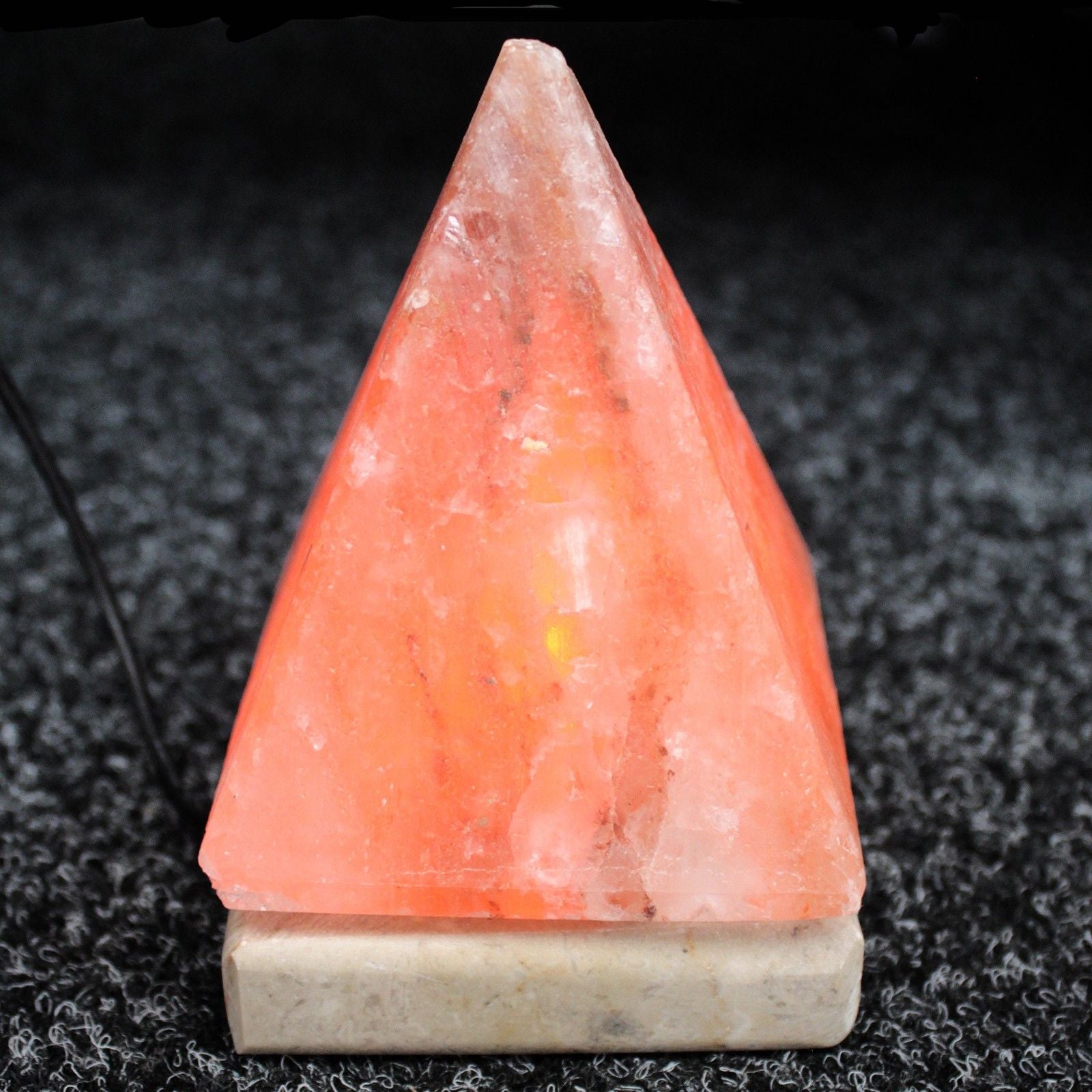 Quality USB Pyramid Salt Lamp 9 cm Unique Air Purifier for Home