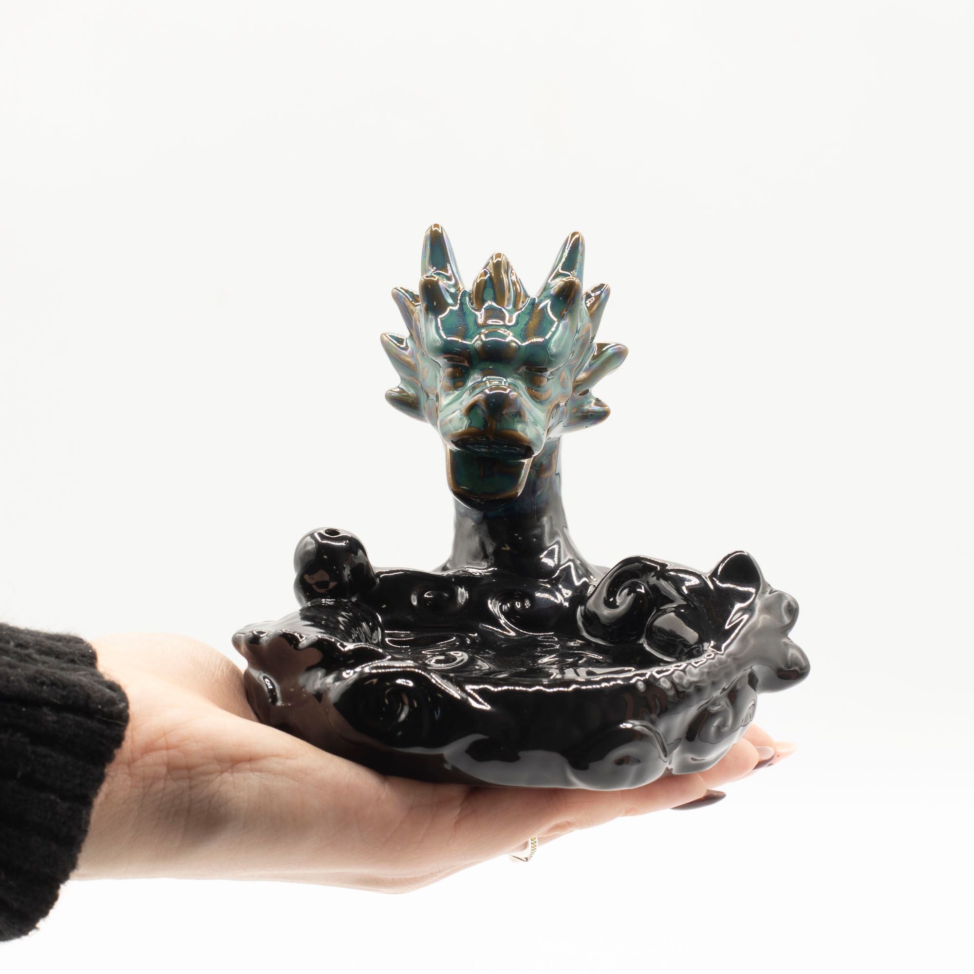 Large Dragon Pool Backflow Incense Burner for Stunning Atmosphere