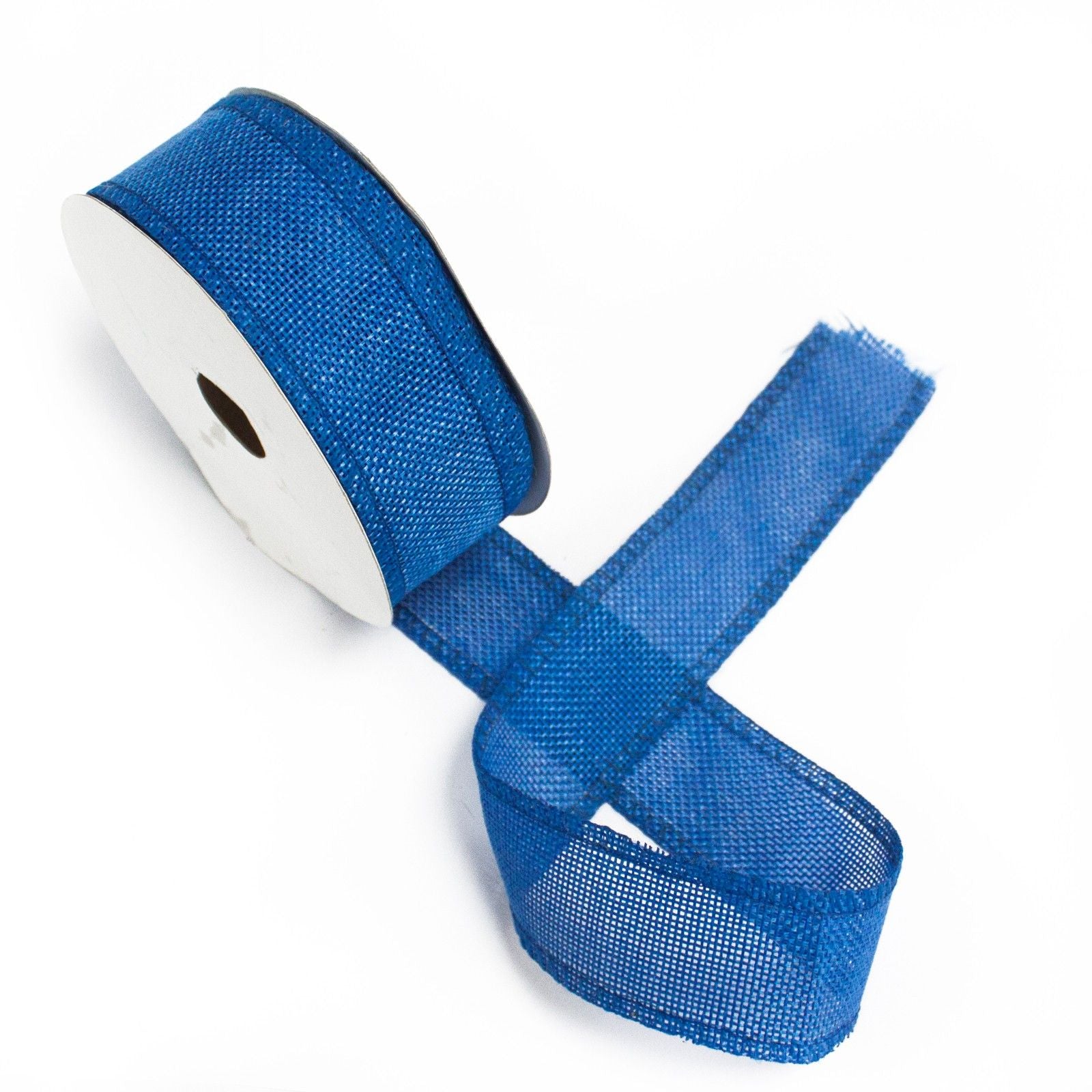 Natural Texture Ribbon 38mm x 20m in Navy Blue for Gift Wrapping