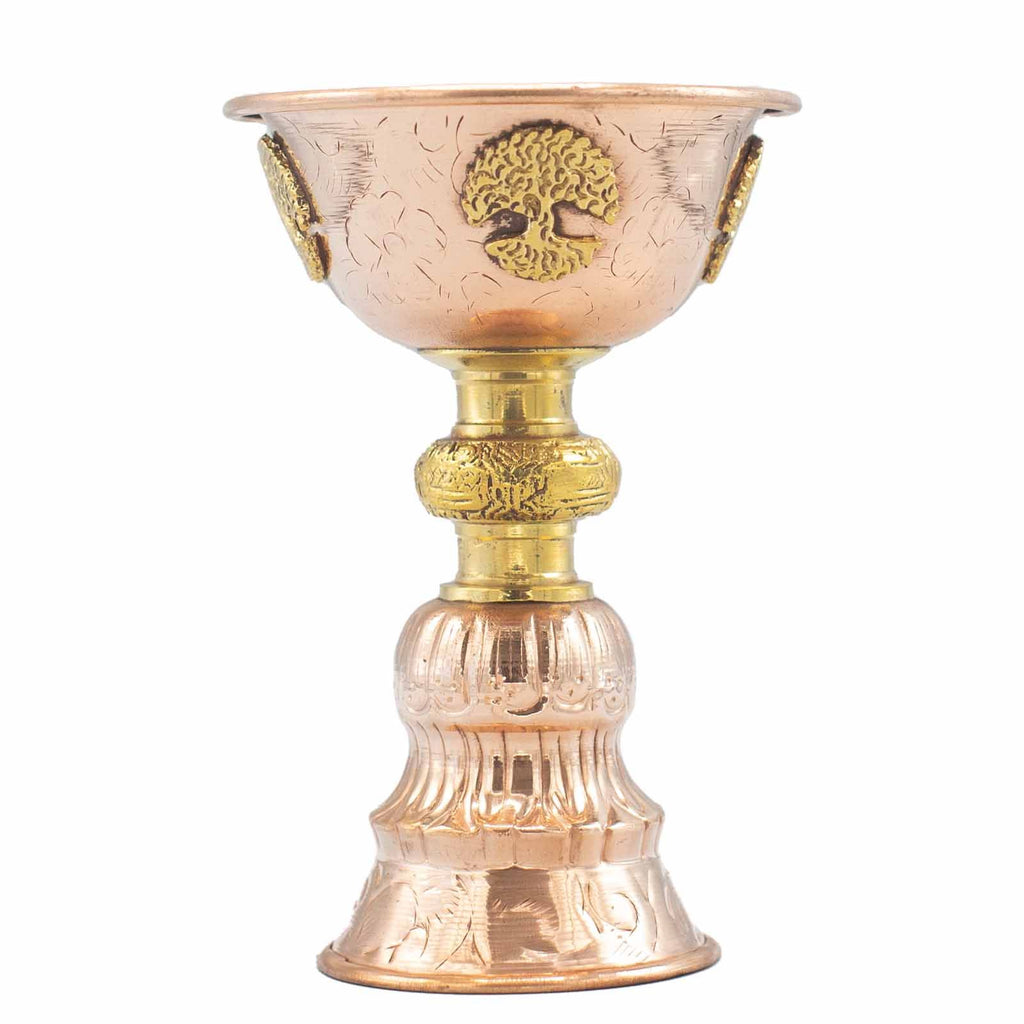 Copper Ritual Goblet with Tree of Life for Spiritual Practices
