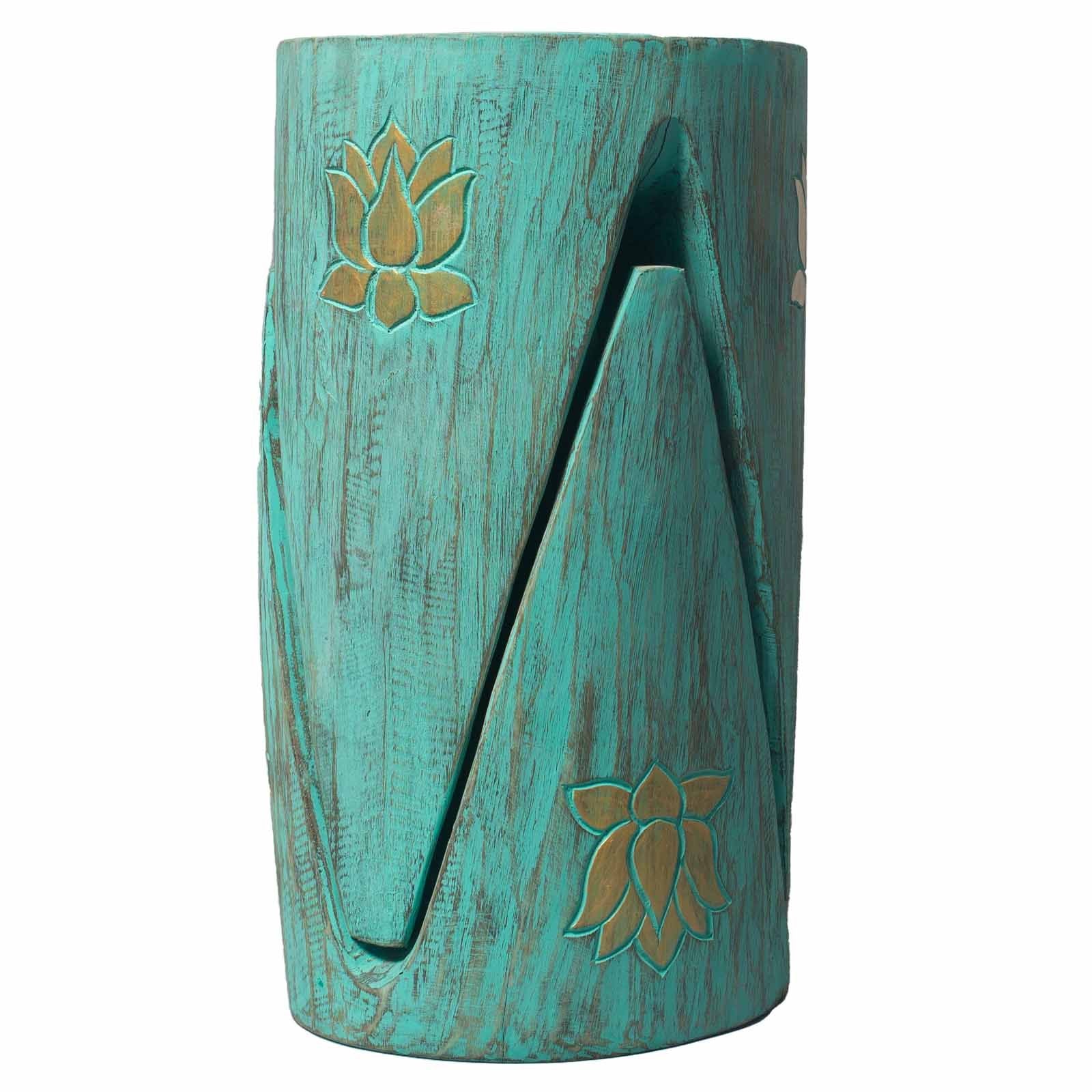 Interlocking Table Stool Set of 2 in Large Turquoise Colour