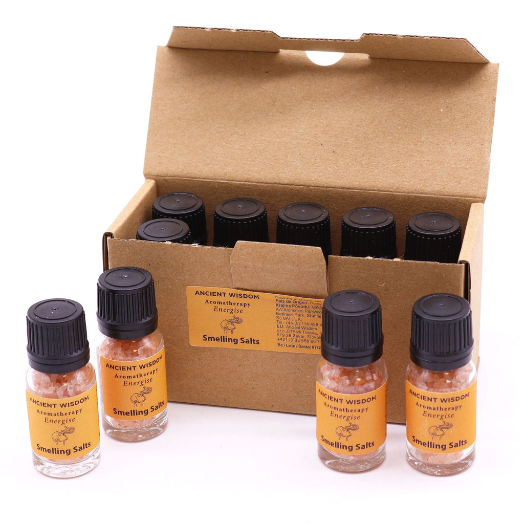 Energise Aromatherapy Smelling Salt with Citrus Essential Oils