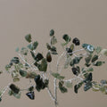 Moss Agate Gemstone Tree with Orgonite Base for Home Decor