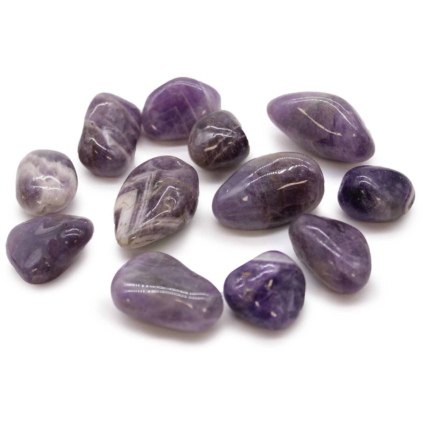 Medium African Tumble Stones Amethyst for Home Decor and Gifts