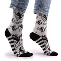 Hop Hare Bamboo Socks S/M Ying Yang Design for Ultimate Comfort