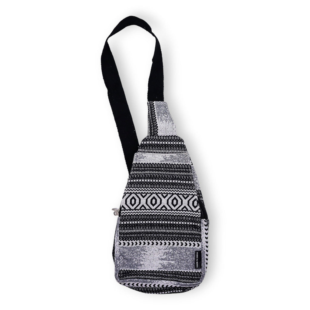 Nomad Sari Jacquard Natural Cross Bag with Urban Caravan Design