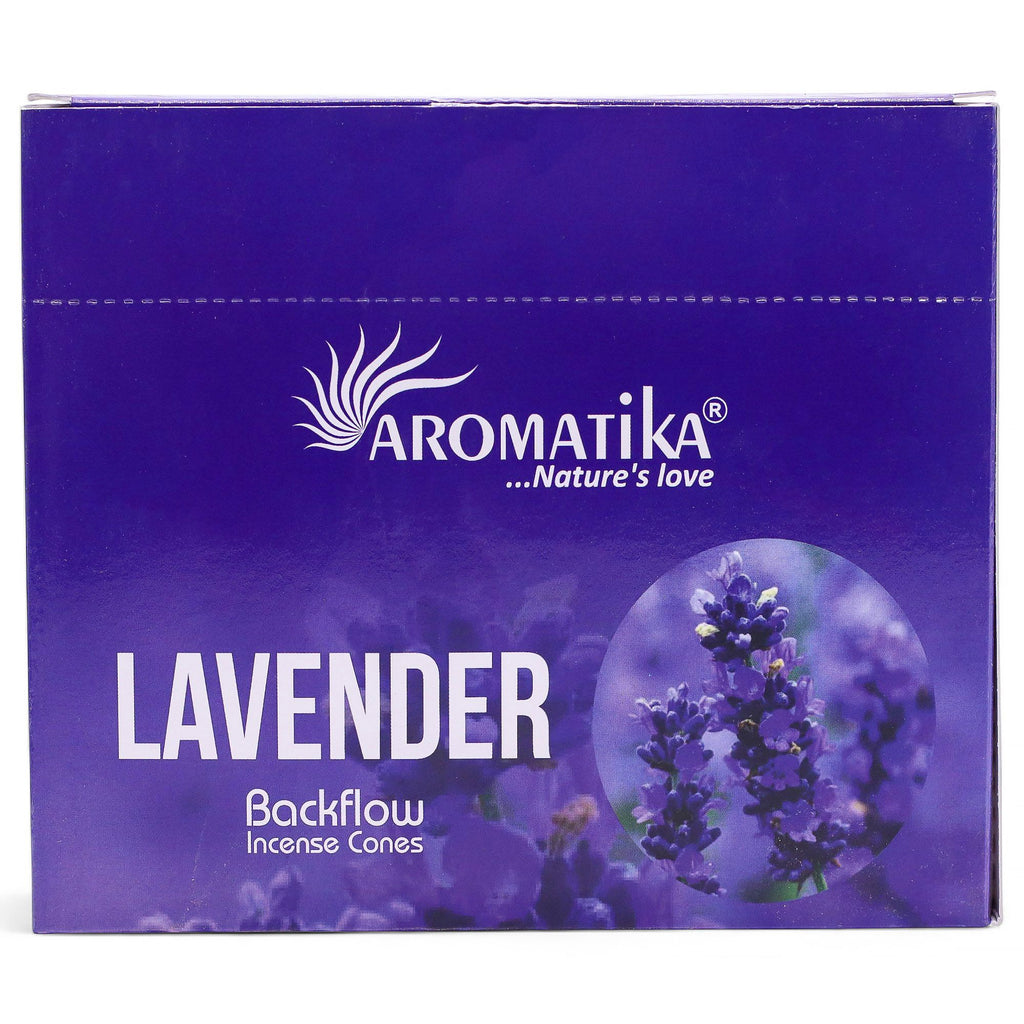 Pack of 10 Lavender Masala Backflow Incense Cones for Relaxation