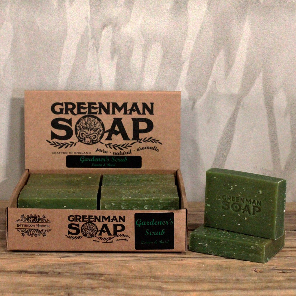 Greenman Soap Slice 100g with Lemon and Basil for Gardeners
