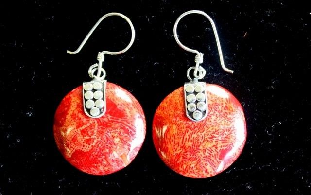 925 Silver Earrings with Stunning Disc Décor for Elegant Style