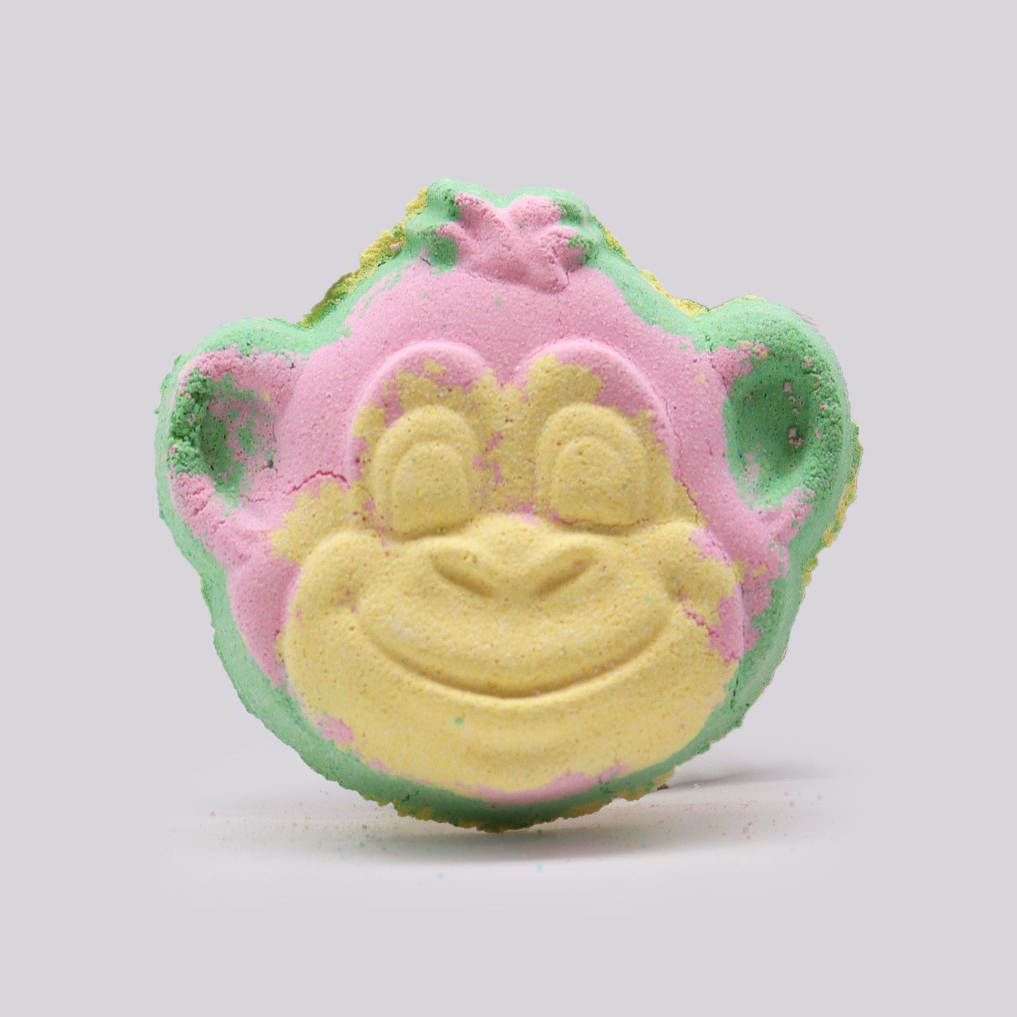 Monkey Bath Bomb 90g with Guava and Strawberry Scent for Kids
