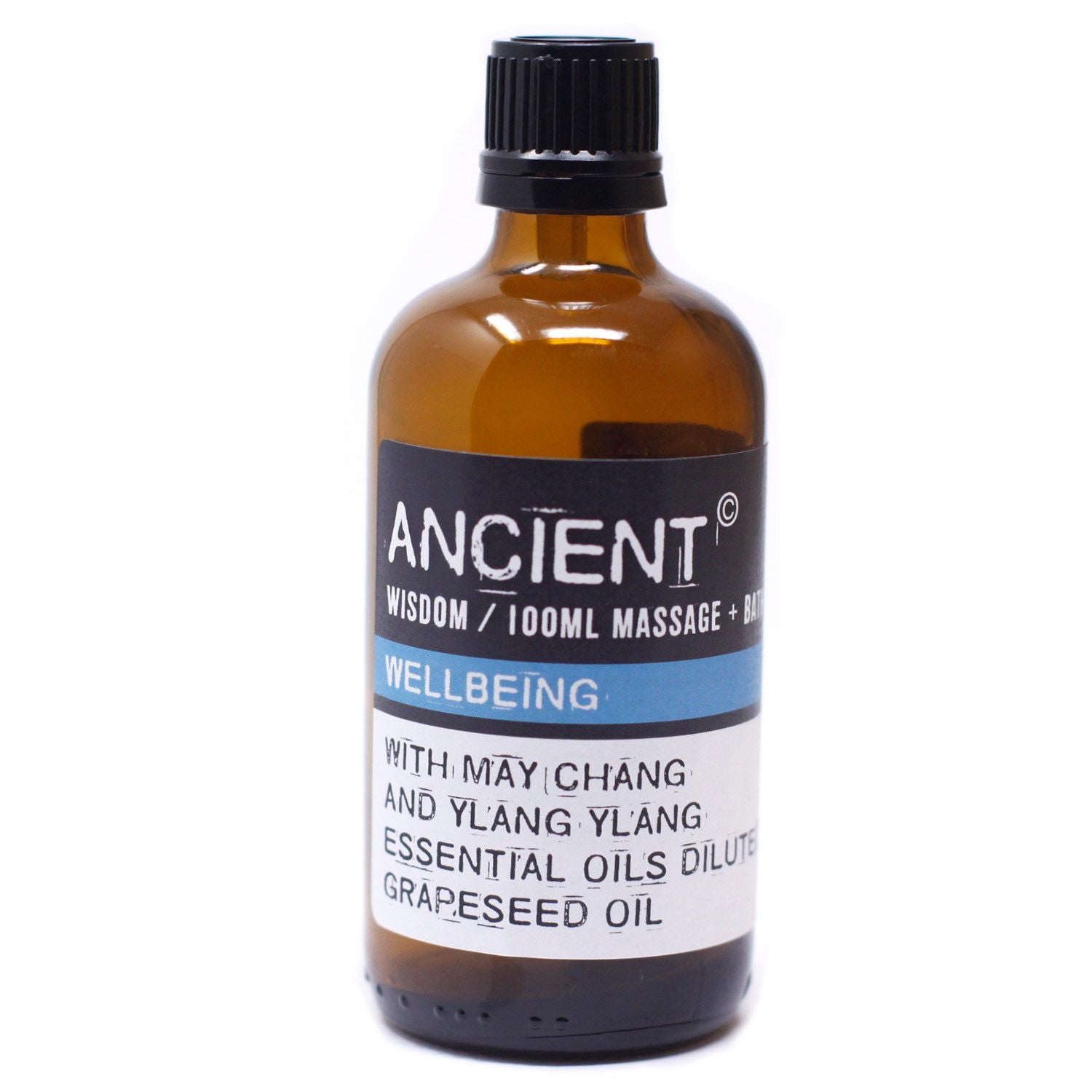 Wellbeing Massage Oil 100ml with May Chang and Ylang Ylang