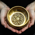 Five Buddha Singing Bowl Set 10cm with Cushion and Stick Gift Box