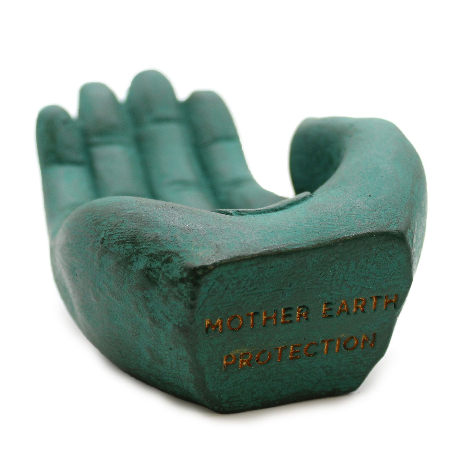 Hand Incense Burner Earth Protect Green for Home Fragrance
