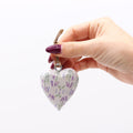 Large Lavender Decor Wood Heart for Home Styling and Gifts
