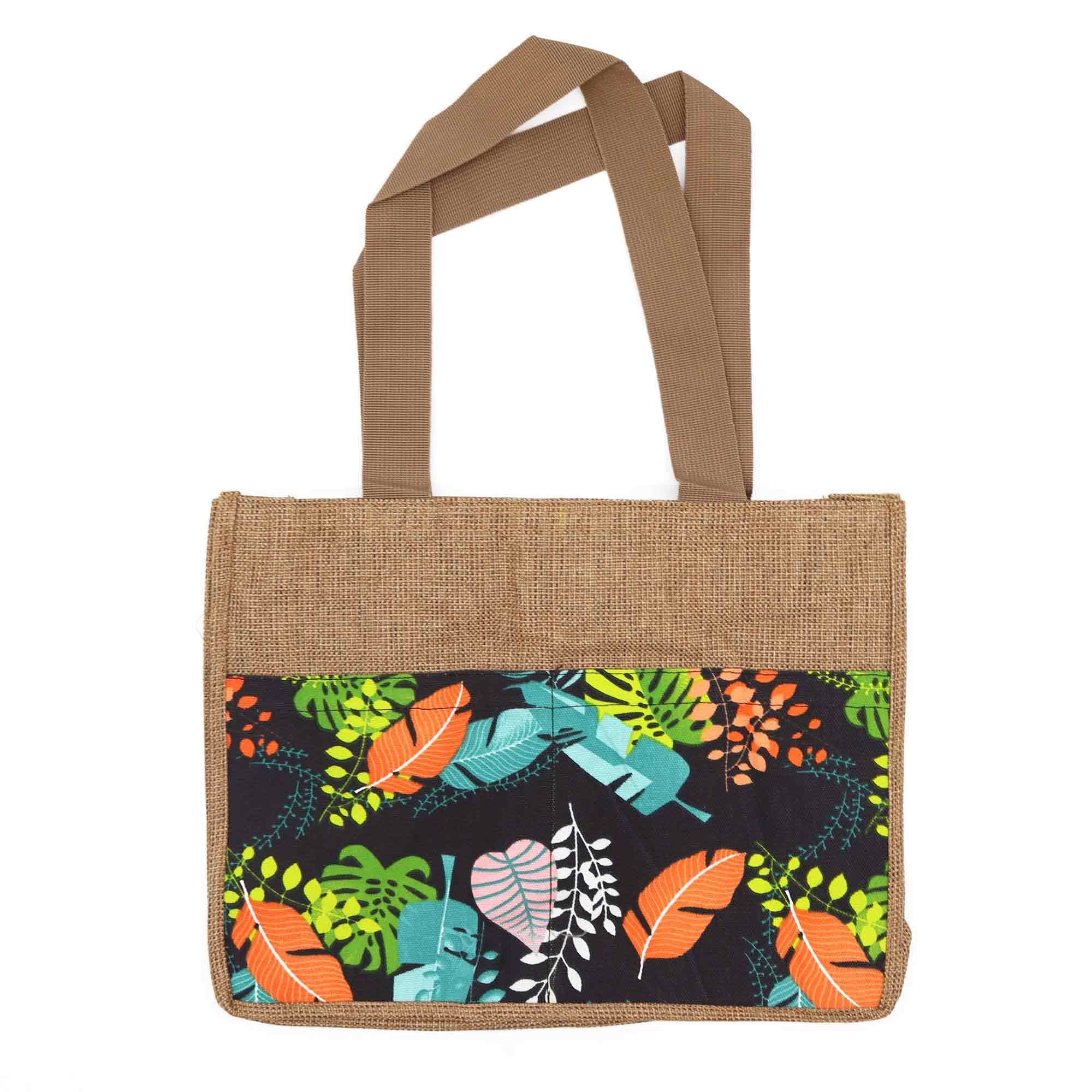 Tropical Market Shopping Bag in Assorted Designs for Daily Use