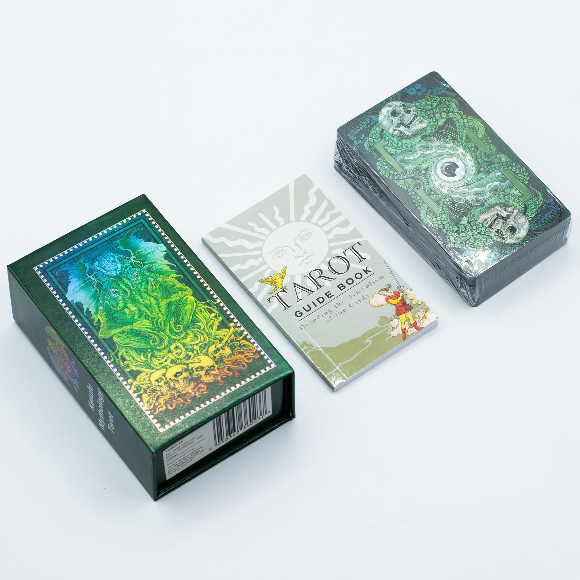 Foil Tarot Card Set Kesulu Mythology with Illustrated Guidebook