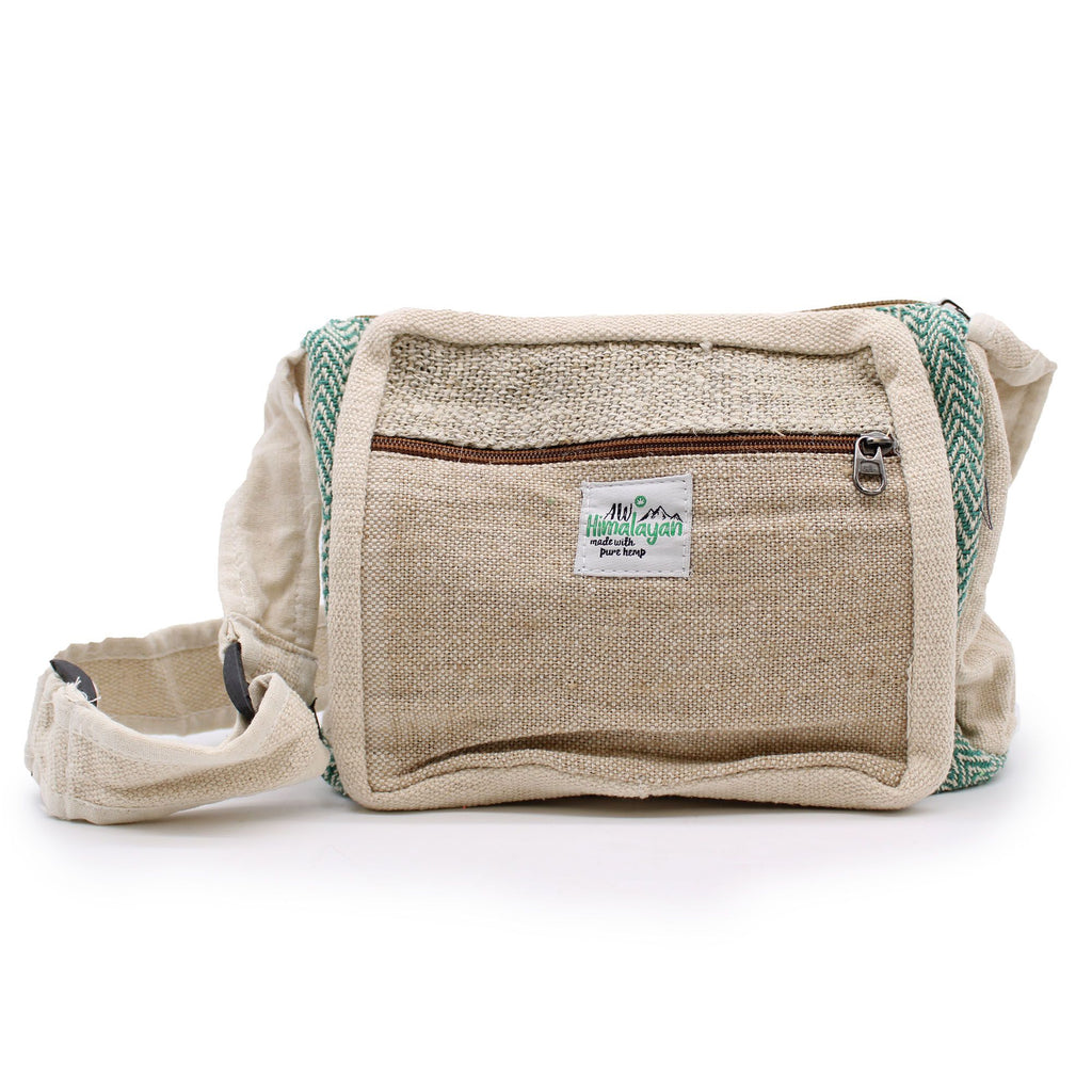 Messenger Bag in Assorted Colours Made from Hemp and Cotton