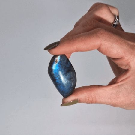Madagascar Labradorite Leaf Stone for Unique Home Decor Gifts