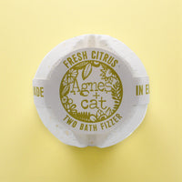 Agnes + Cat Bath Fizzer - Fresh Citrus