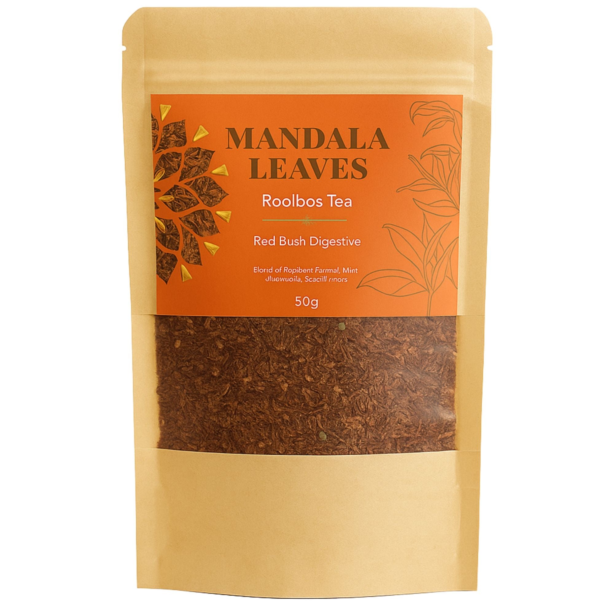 50g Red Bush Relax Tea with Lavender and Citrus for Soothing Moments