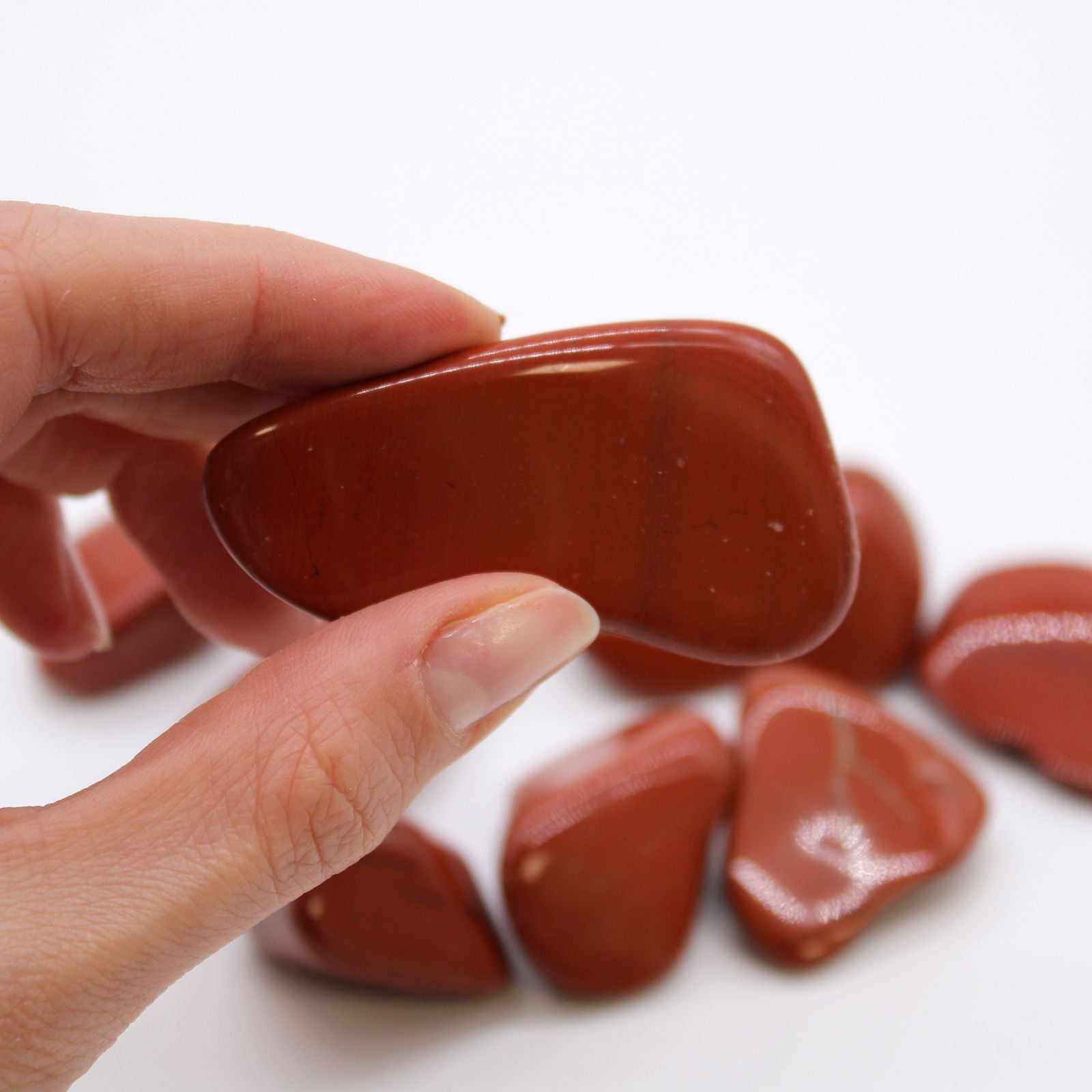 XLarge Tumble Stones - Jasper - Red