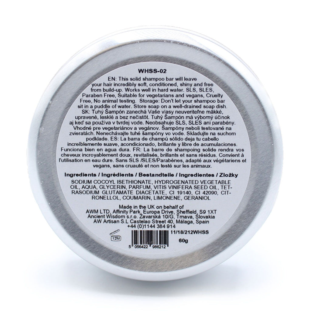 Wild Hare Solid Shampoo 60g with Aloe Vera for Gentle Cleansing