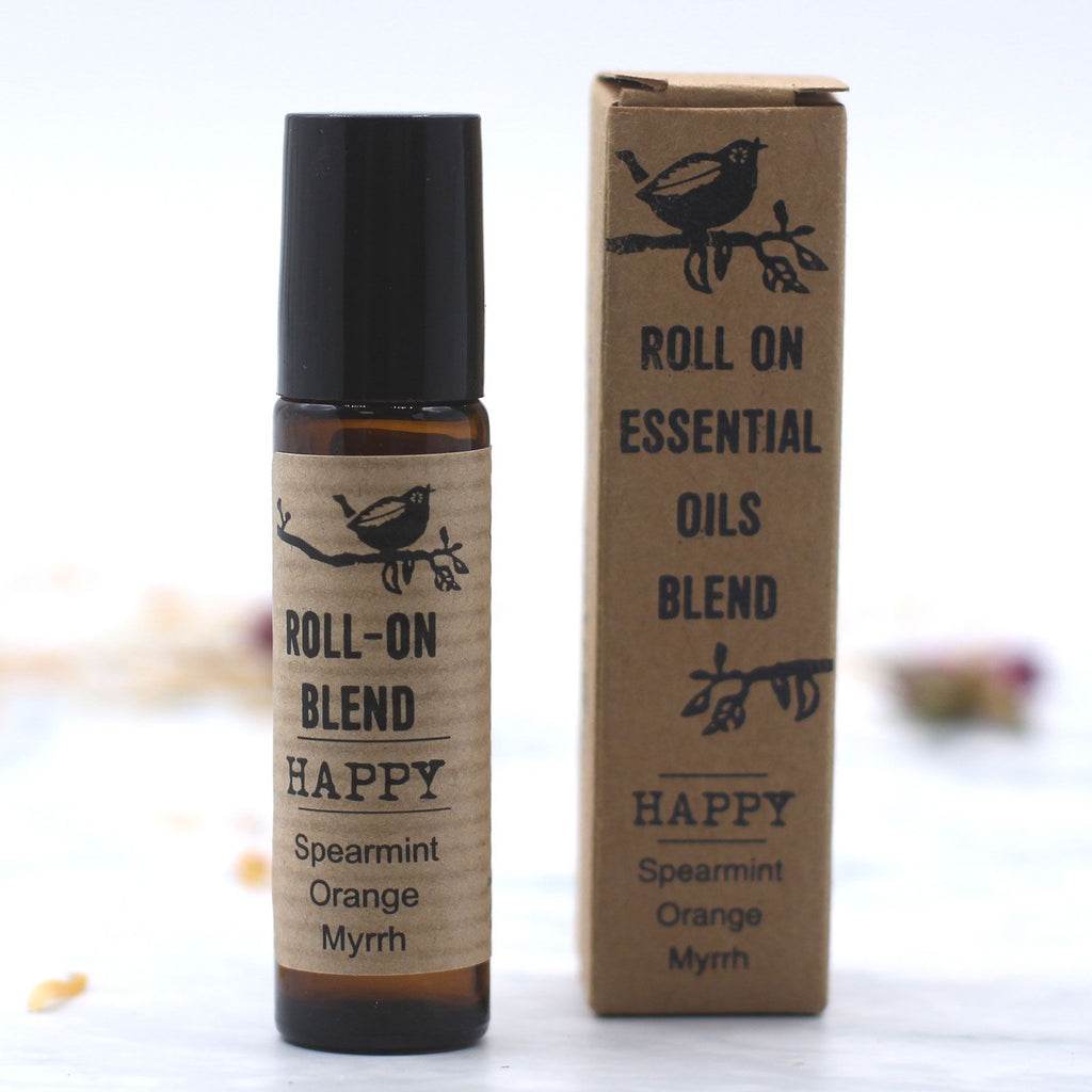 Agnes + Cat Roll On Essential Oil Blend HAPPY for Uplifting Moments