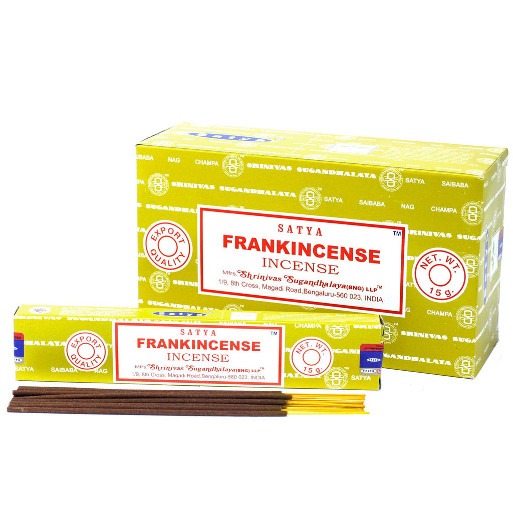 Satya Incense Sticks 15gm Frankincense for Invigorating Aroma