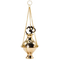 Hanging Brass Incense Burner with Sacred Om Symbol for Serenity