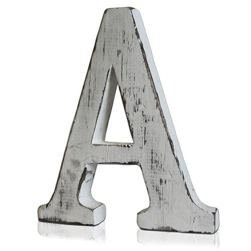Shabby Chic Letter A for Personalised Home Decor and Gifts