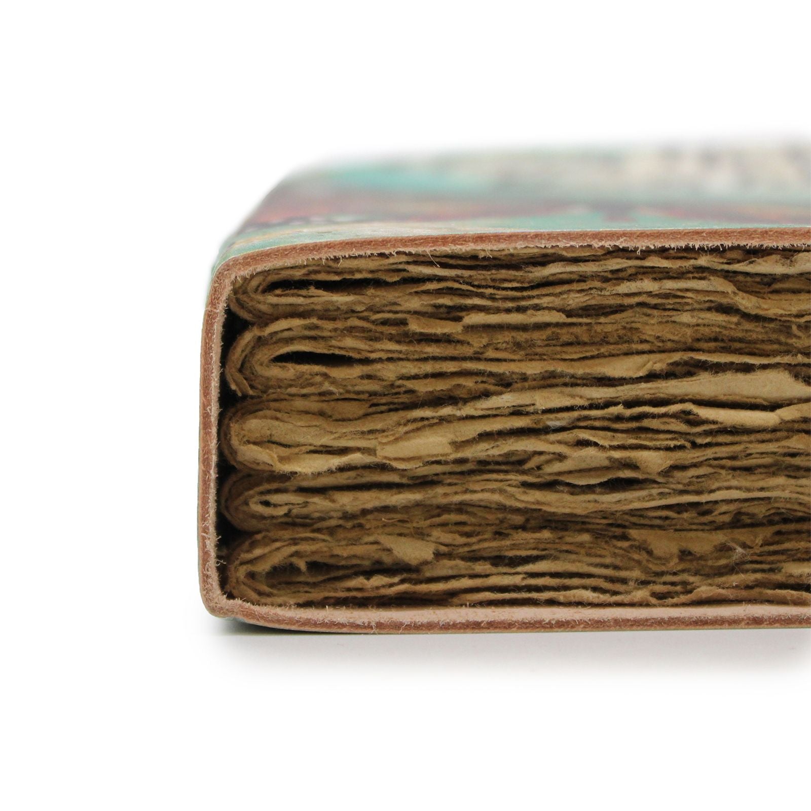 Leather Bee Kind Deckle Edge Notebook for Vintage Journaling