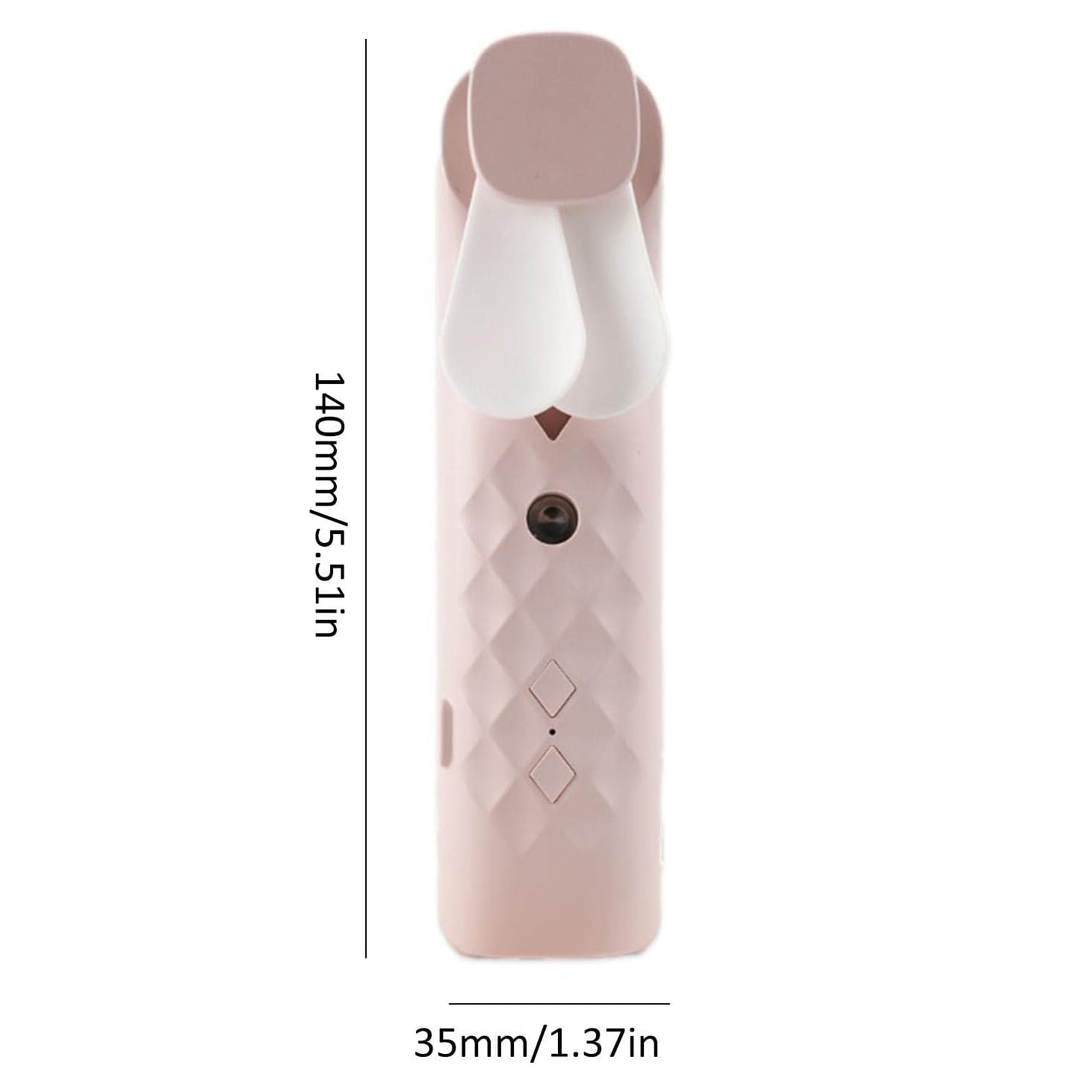 Pink Nano Mist Face Fan and Spray USB Rechargeable Hydration Device