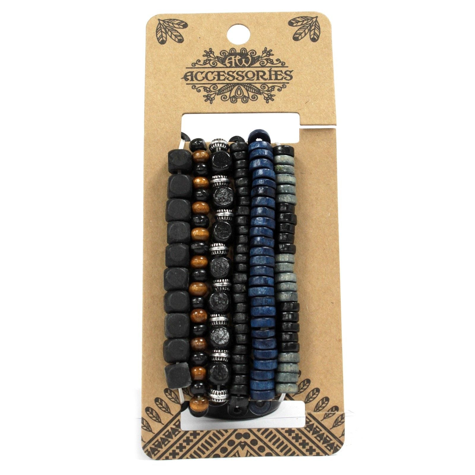 Stylish Mens Bracelet Sets in Moody Blue for Trendy Fashion