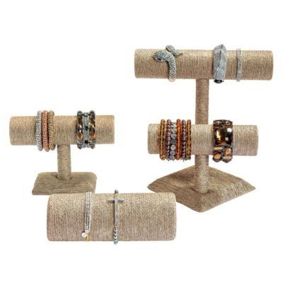 Medium Bangle T Stand in Coffee for Stylish Jewellery Display